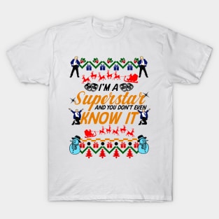 Superstar Ugly Christmas Sweater T-Shirt